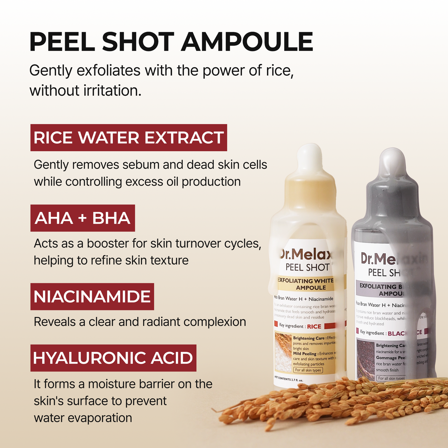 Peel Shot Glow Linia Ryżu