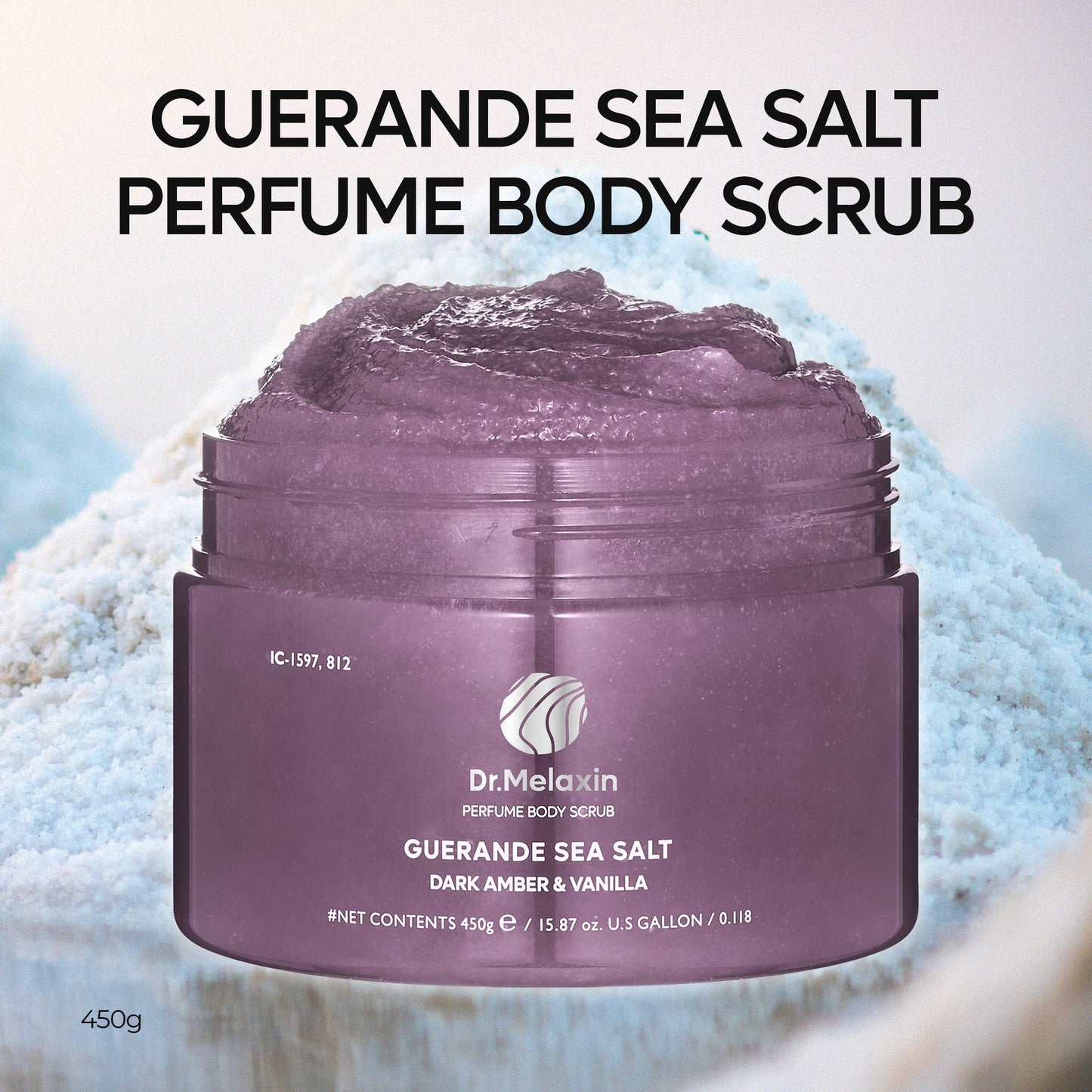 Perfumowany peeling do ciała z solą morską Guerande 2 rodzaje