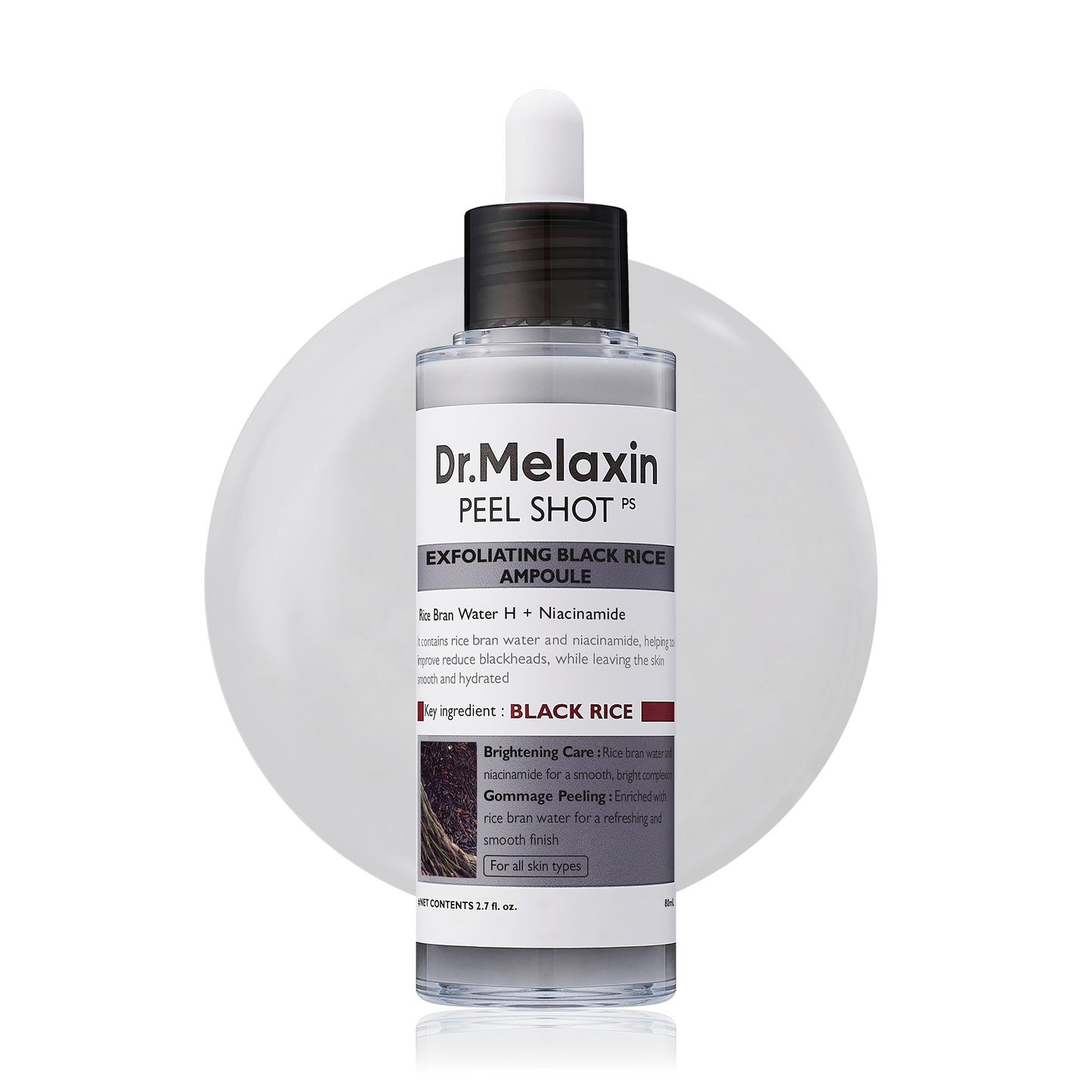 Peel Shot Glow Czarna Ryżowa Ampułka