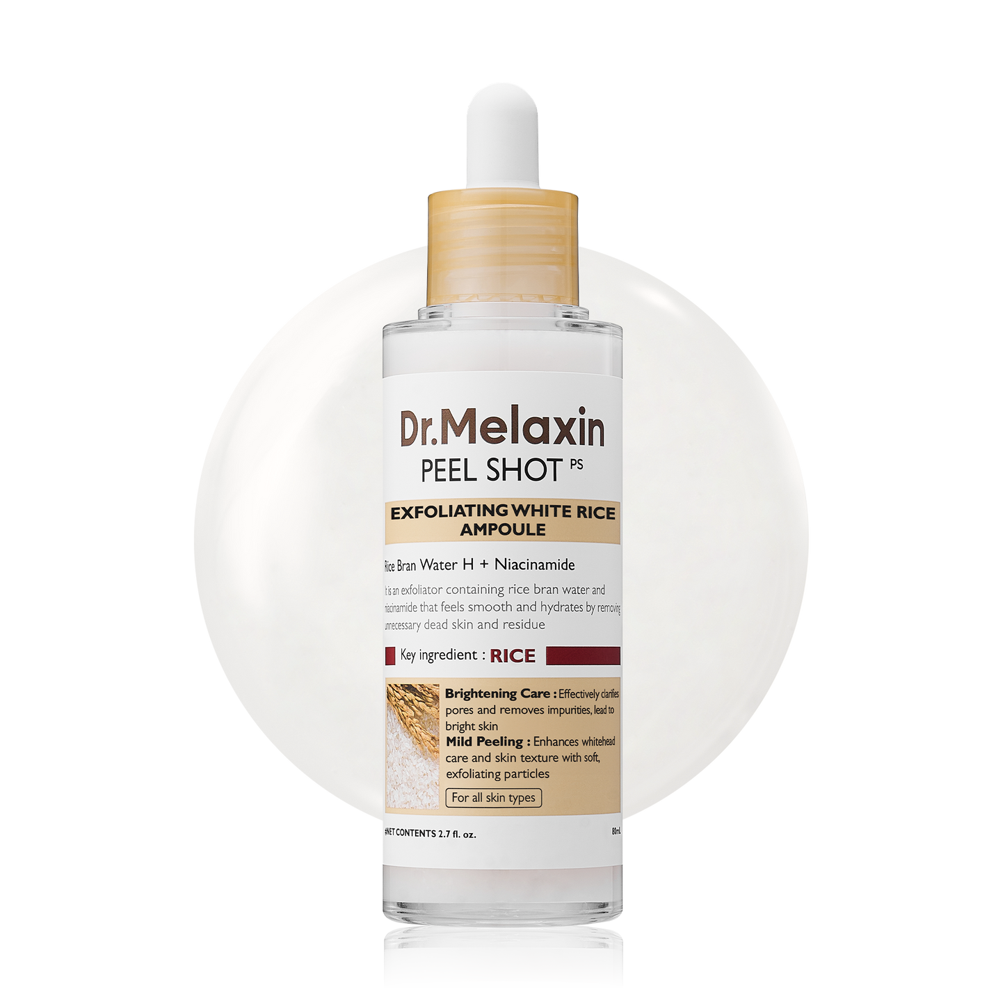 Peel Shot Glow Biała Ryżowa Ampułka