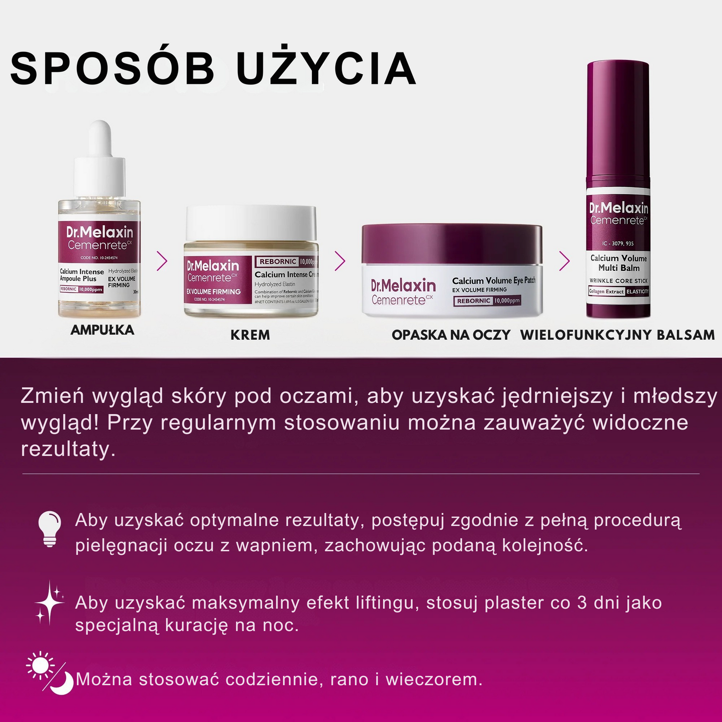 Dr.Melaxin Rutyna pielęgnacji oczu Cemenrete