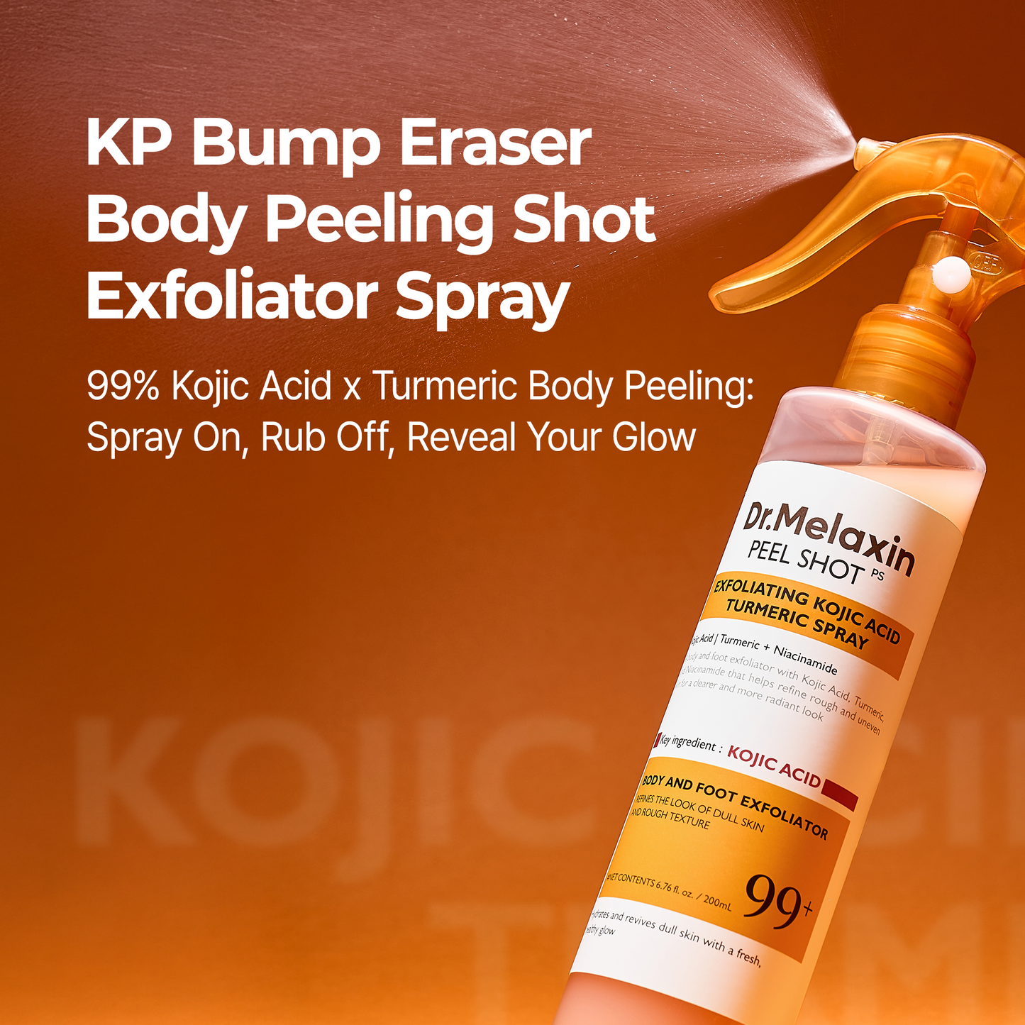 Spray do pielęgnacji keratynowej Peel Shot Kojic Acid Turmeric