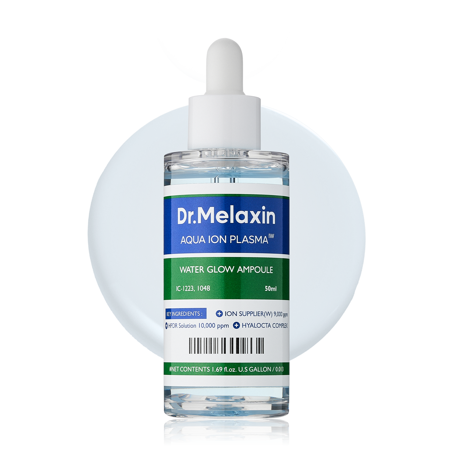 Αμπούλα λάμψης με ιονισμένο νερό plasma aqua