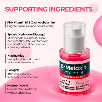 Cementowy Cyano Pink Line Spicule