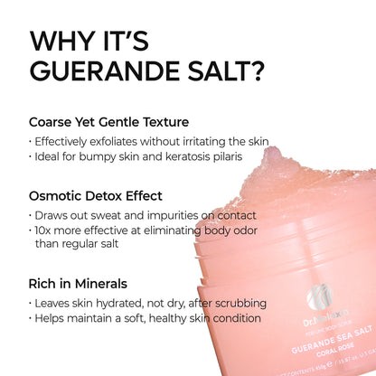 Perfumowany peeling do ciała z solą morską Guerande 2 rodzaje