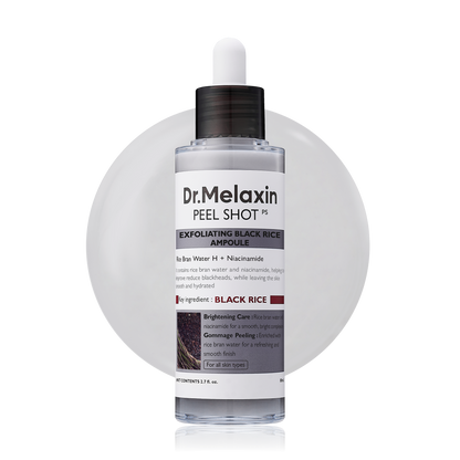Peel Shot Glow Czarna Ryżowa Ampułka